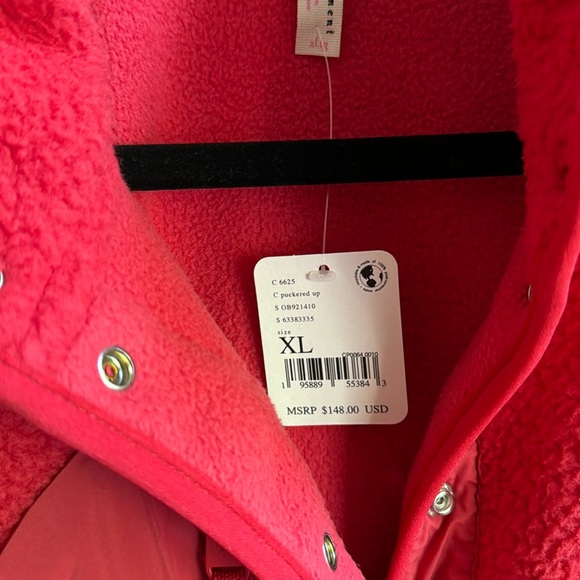 Free People Hit the Slopes Fleece Jacket - Puckered Up - Picture 5 of 5